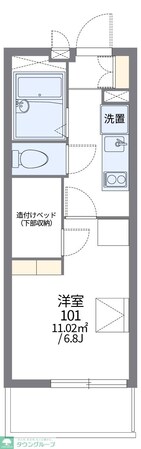 レオパレス九重の物件間取画像